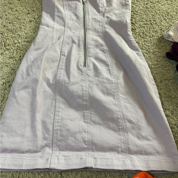 Divided Light Purple Mini Dress - Picture 2 of 3